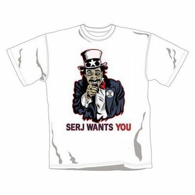 Serj Tankian - SERJ WANTS YOU T-Shirt (Unisex)
