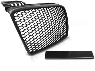 Grill AUDI A4 (B7) RS STYLE 11 04-03 08 MATT Schwarz