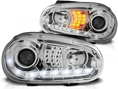 Scheinwerfer mit Standlicht VW GOLF 4 09 97-09 03 CHROM