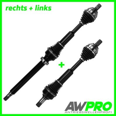 2 X Antriebswellen VORNE LINKS UND RECHTS Automatikgetriebe Neuteil