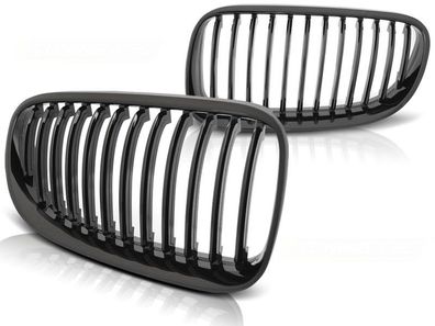 Grill BMW E92 10-07 13 C/ C Glänzend Schwarz