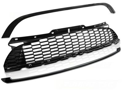 Grill MINI COOPER 10-14 R56/57/55 JCW STYLE Schwarzglänzend