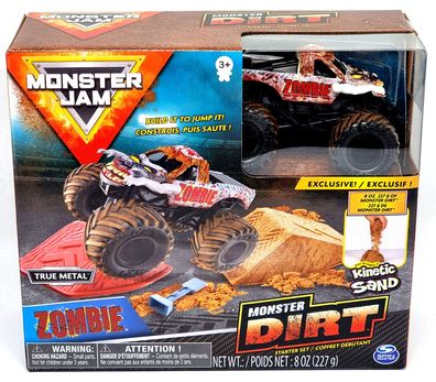 Monster Jam Dirt Starter Set 1:64 Truck Zombie