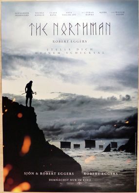The Northman - Original Kinoplakat A0 - Alexander Skarsgård Nicole Kidman- Filmposter