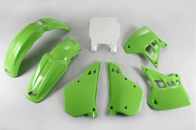 Verkleidungssatz Plastiksatz plastic kit passt an Kawasaki Kx 250 90-91 grün-w
