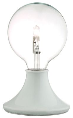 Glüh Birne Tisch Leuchte ?230mm | Touch | Dimmbar | Design | Retro | Weiß | Glas | N
