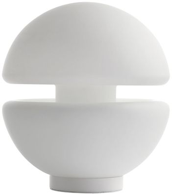 Glas Kugel Tisch Leuchte ?290mm | Design | Weiß | Nacht Lampe Mundgeblasen Nachttisc