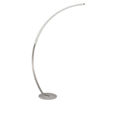 LED Bogen ?1500mm | Design | Silber | Edelstahl | Steh Bogenlampe Bogenleuchte Stand