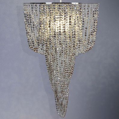 Orientalische Hänge Leuchte Ø400mm | Orient | Silber | Acryl | Pendel Lampe Arabisch