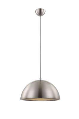 Modern Hänge Leuchte Ø400mm | Silber | Edelstahl | Pendel Lampe Hängelampe Hängeleuc