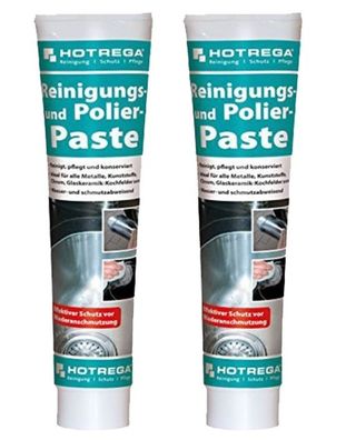 Hotrega® Reinigungs- und Polierpaste, 2 x 125 ml Tube
