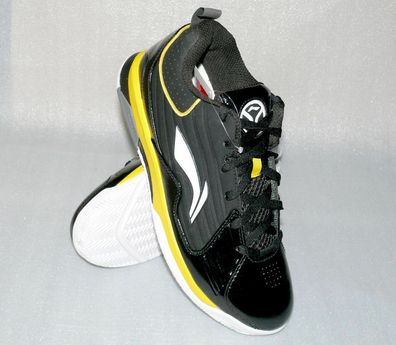 Lining D579 AWS Cushio Stoß Herren Sport Schuhe Leder Sneaker 49 UK13 Schwaz
