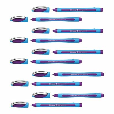 Kugelschreiber Schneider Slider Memo XB - 10er-Set violett