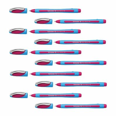 Kugelschreiber Schneider Slider Memo XB - 10er-Set pink