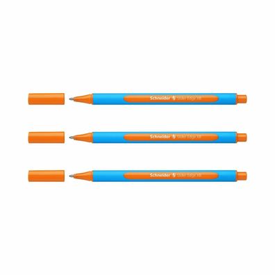 Schneider Kugelschreiber Slider Edge XB - 3er-Set orange