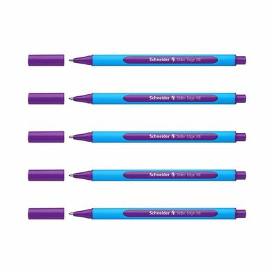 Schneider Kugelschreiber Slider Edge XB - 5er-Set violett