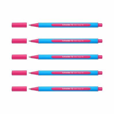 Schneider Kugelschreiber Slider Edge XB - 5er-Set pink