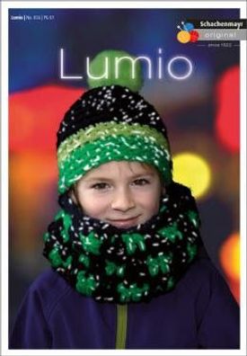 100g "Lumio Fine" - Farbe: 136 - neonorange mit reflektierenden Faden
