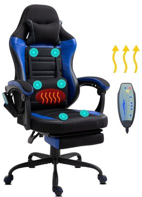 Delman Gaming Stuhl Bürostuhl Computerstuhl Massagefunktion Wärmefunktion Dicke 0034