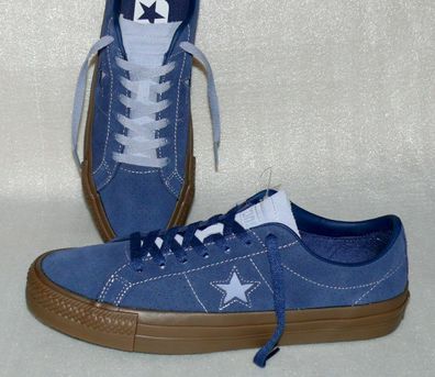 Converse 164134C ONE STAR PRO OX Suede Leder Schuhe Sneaker Boots 44,5 46,5 Navy