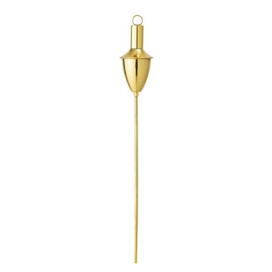 Gartenfackel Gold Öllampe Edelstahl | Goldene Fackel Garten Terrasse - Bloomingville