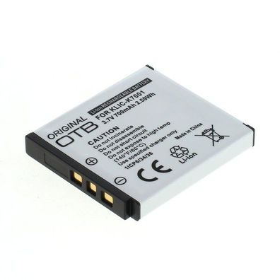 OTB - Ersatzakku kompatibel zu Kodak Klic-7001 - 3,7 Volt 700mAh Li-Ion