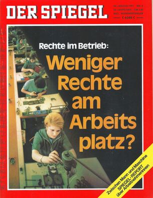 Der Spiegel Nr. 5 / 1971 Rechte im Betrieb: Weniger Rechte am Arbeitsplatz?