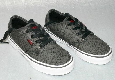 Vans Atwood Elephant Y'S Canvas Schuhe Sneaker 31 UK13 Black Charcoal Weiß LC364