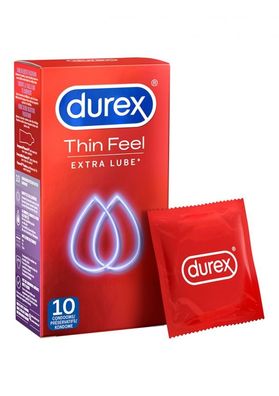 Durex Kondome Thin Feel, extra lube 10 Stück