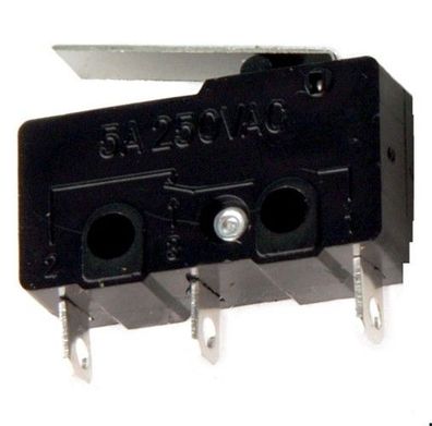 Mikroschalter mit kurzem Hebel, WK11-32, Lötanschluss, 5A,250VAC, 28VDC, 1St
