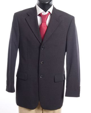HUGO BOSS Sakko Blazer Jacket Angelico Gr.46 grau uni Einreiher 3-Knopf S839