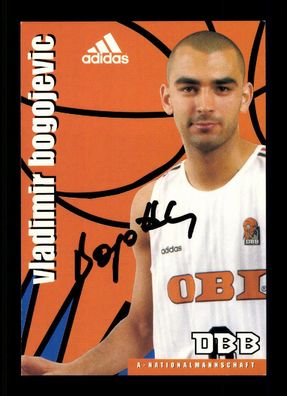 Vladimir Bogojevic Basketball Nationalmannschaft Original Signiert + A 223604