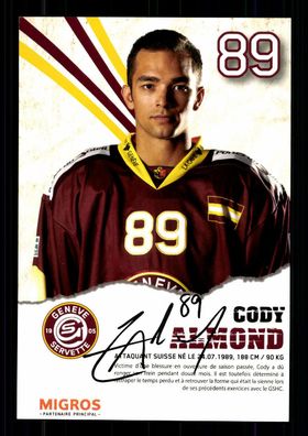 Cody Almond Autogrammkarte Servette Genf Original Signiert + G 36007