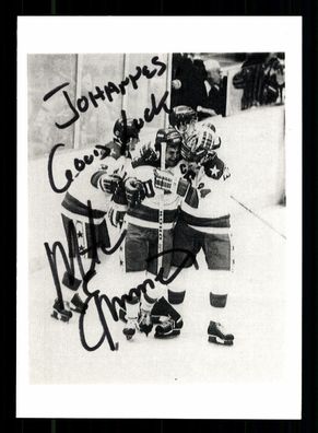 Unbekannt Autogrammkarte Original Signiert Eishockey USA + G 36428