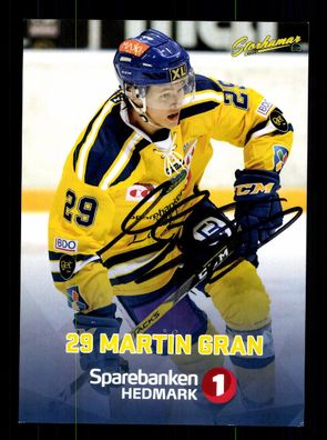 Martin Gran Autogrammkarte Original Signiert Eishockey + A 167636