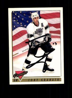 Tony Granato NHL USA Autogrammkarte Original Signiert ## A 223144
