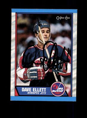 Dave Ellett NHL USA Autogrammkarte Original Signiert ## A 223199
