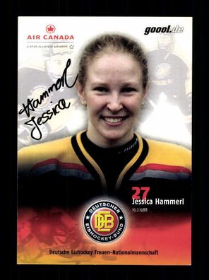 Jessica Hammerl Eishockey Nationalmannschaft Original Signiert + A 223543