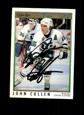 John Cullen NHL USA Autogrammkarte Original Signiert ## A 223120