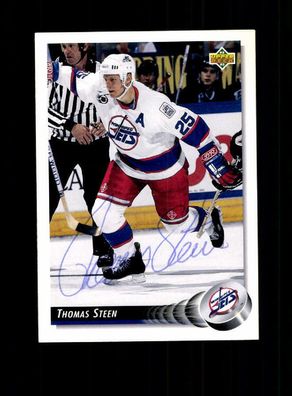 Thomas Steen NHL USA Autogrammkarte Original Signiert ## A 223125