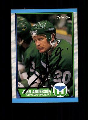 John Anderson NHL USA Autogrammkarte Original Signiert ## A 223148