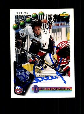 Darius Kasparaitis NHL USA Autogrammkarte Original Signiert ## A 223128