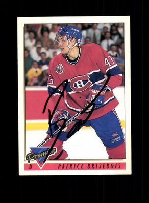 Patrice Brisebois NHL USA Autogrammkarte Original Signiert ## A 223134