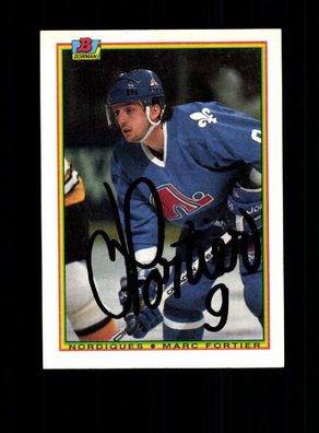 Marc Fortier NHL USA Autogrammkarte Original Signiert ## A 223157