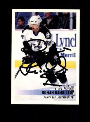 Roman Hamrlik NHL USA Autogrammkarte Original Signiert ## A 223187