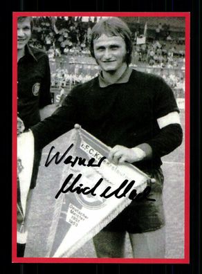 Werner Michelbach Autogrammkarte 1 FC Kaiserslautern Spieler 70er Jahre Orig Sig