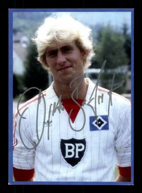 Dieter Brefort Autogrammkarte Hamburger SV Spieler 80er Jahre Original Signiert