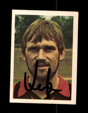 Harald Karger Eintracht Frankfurt Americana Sammelbild 1980 Orig Sign.# A 223928