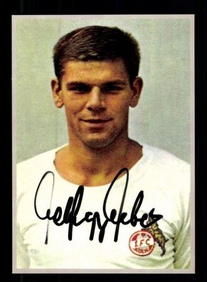Wolfgang Weber Autogrammkarte 1 FC Köln Spieler 60er Jahre Original Signiert