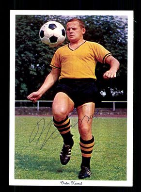 Dieter Kurrat Autogrammkarte Borussia Dortmund Spieler 60er Jahre Orig. Sign. + 2